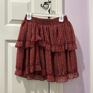 Misa Los Angeles Mini Flow Skirt